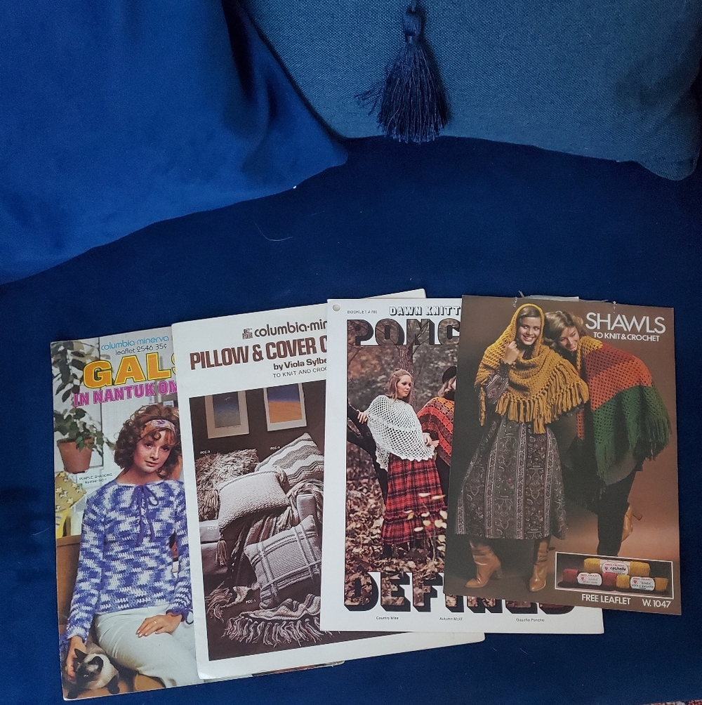 Vintage Knitting and Crochet Pattern Booklets